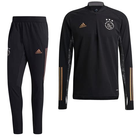 adidas zwart goud trainingspak ajax